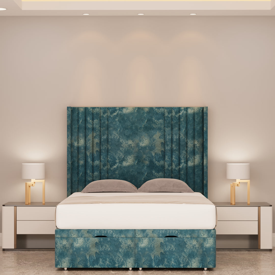 Dusk Panel Ottoman Storage Divan Bed