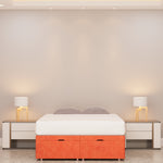 Luxe End Lift Ottoman storage Base Front 