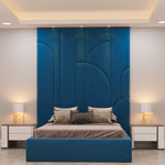 Navarro Bed high headboard bed