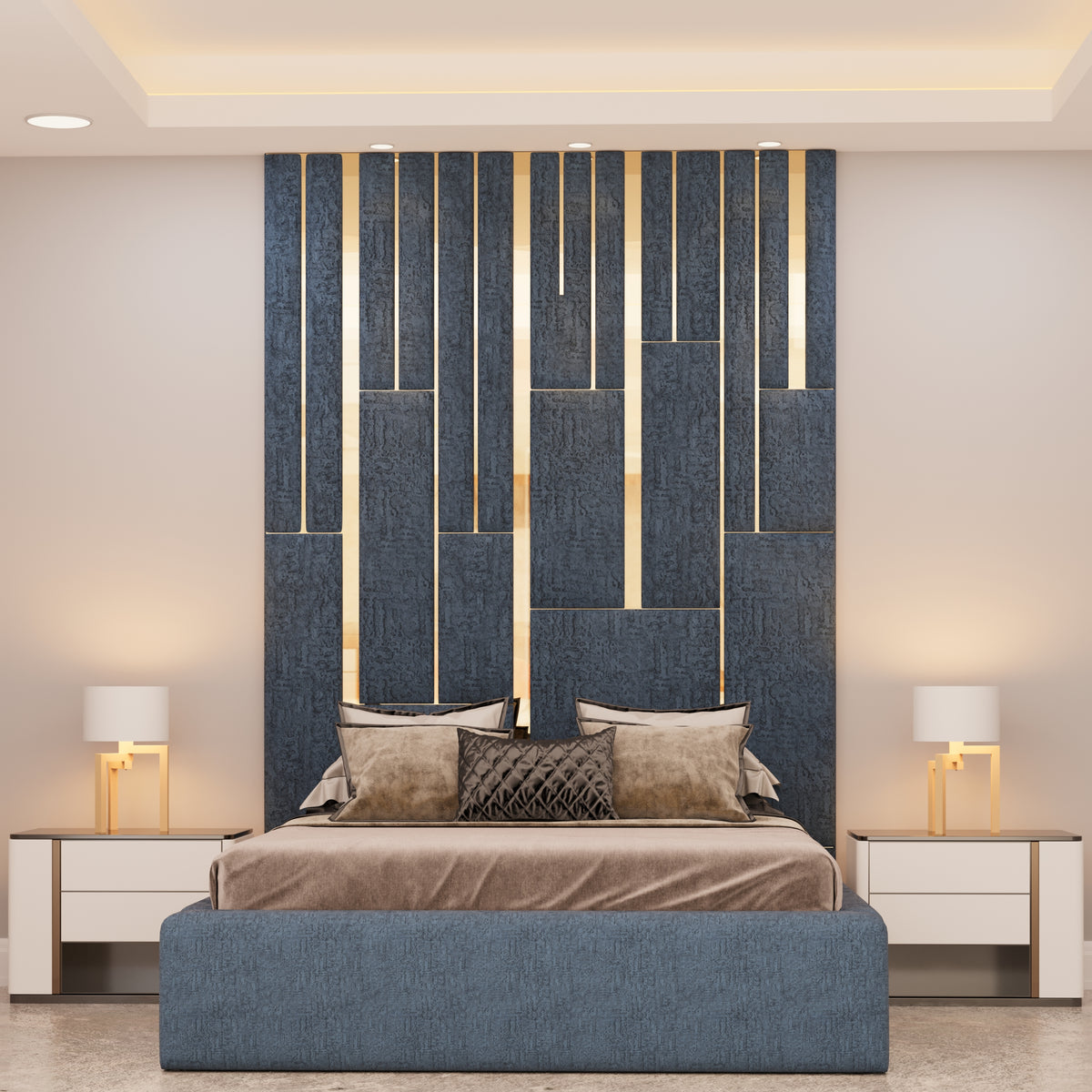 Alonso ottoman storage luxury bed 