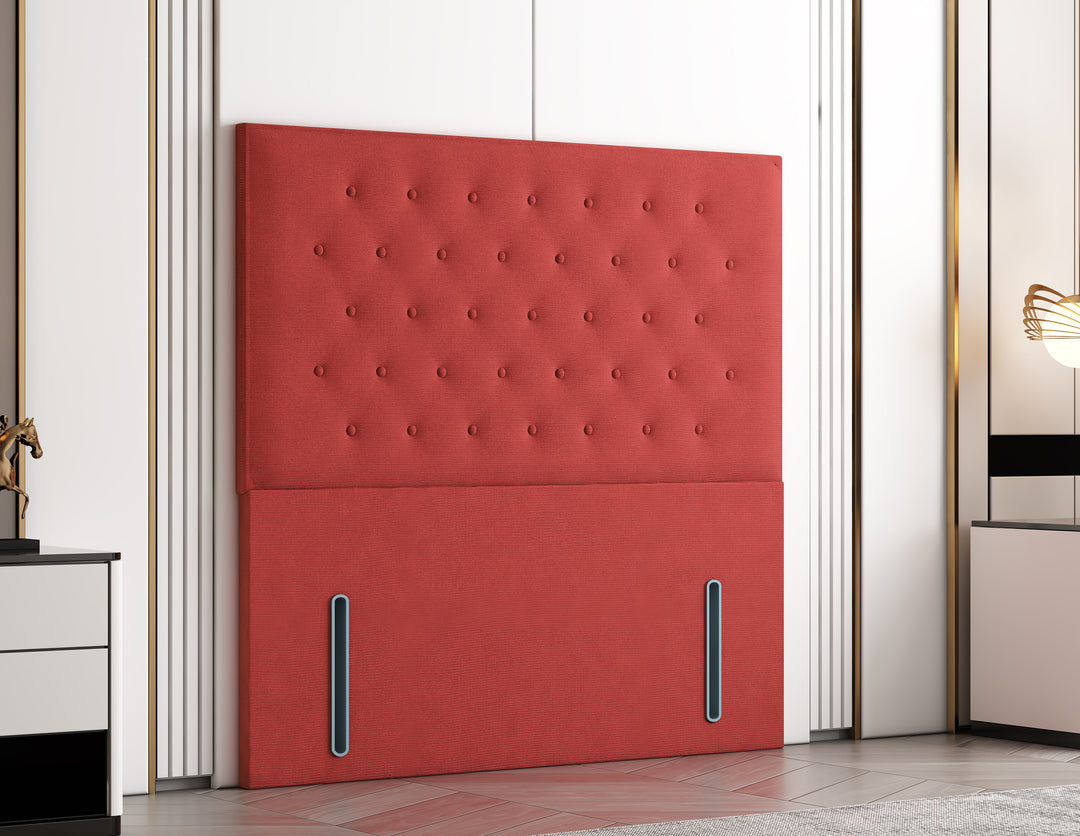 Myla Buttoned Headboard Left - D Sleep