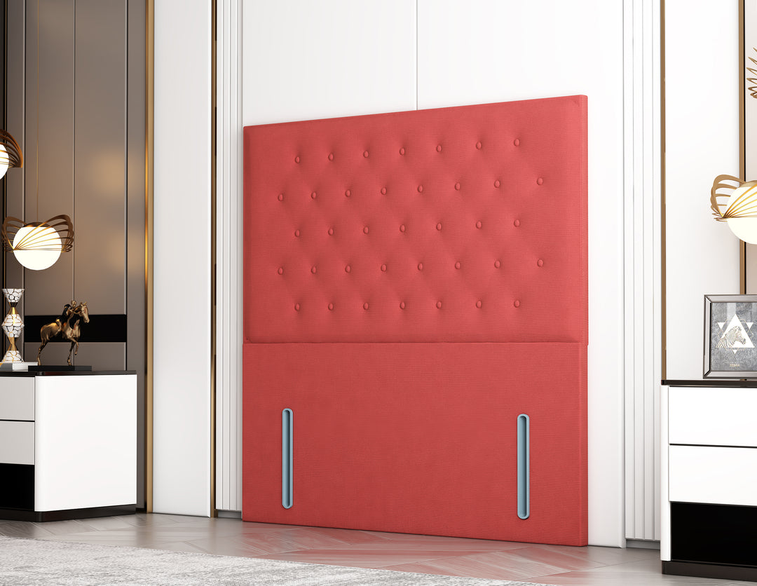 Myla Buttoned Headboard Right - D Sleep