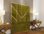 Sarai  Geometrical Headboard Left - D Sleep